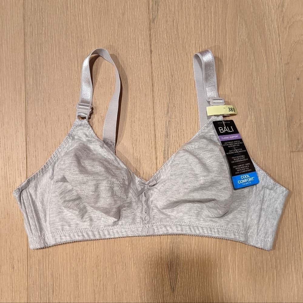 Bali Women's Gray Comfort Bra